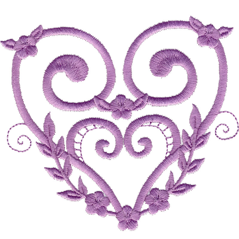 Free Embroidery Design Heart I Sew Free