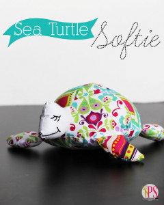Free Sewing Pattern: Sea Turtle Softie | I Sew Free