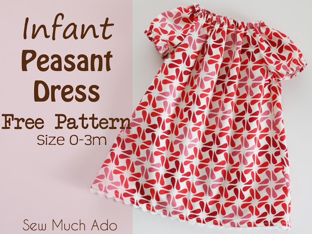 Free Sewing Pattern: Infant Peasant Dress | I Sew Free