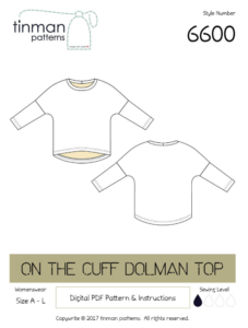 Free Sewing Pattern: On The Cuff Dolman | I Sew Free