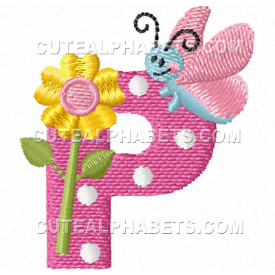 Free Embroidery Design Letter P I Sew Free