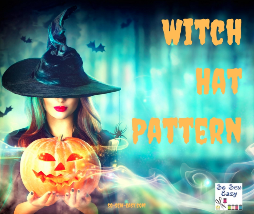 Printable Witch Hat Sewing Pattern