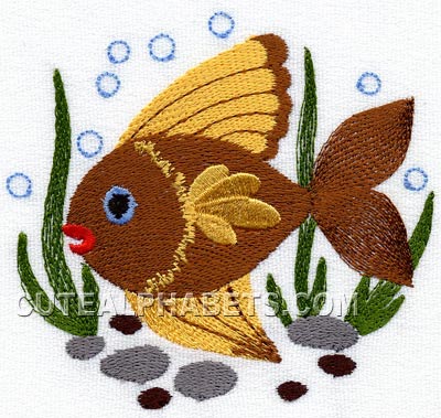 Free Embroidery Design Fish I Sew Free,Kitchen Cabinet Door Designs