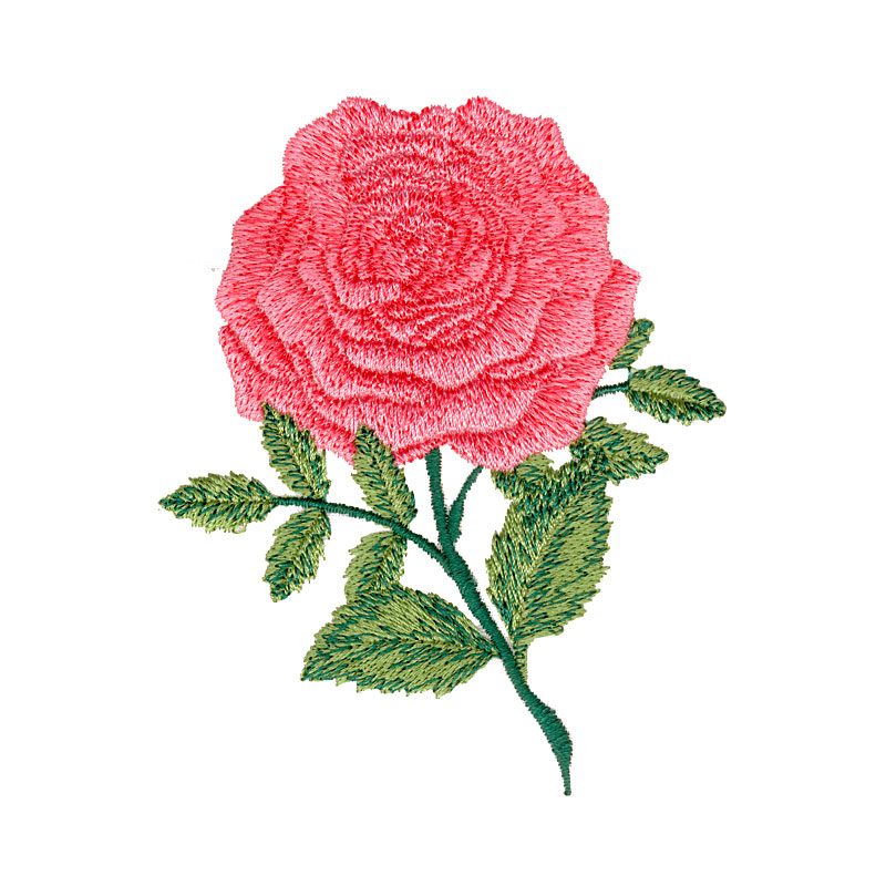 Free Embroidery Design: Rose | I Sew Free