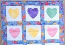 Free Quilt Pattern: Rainbow Mini Flowers Quilt Block | I Sew Free